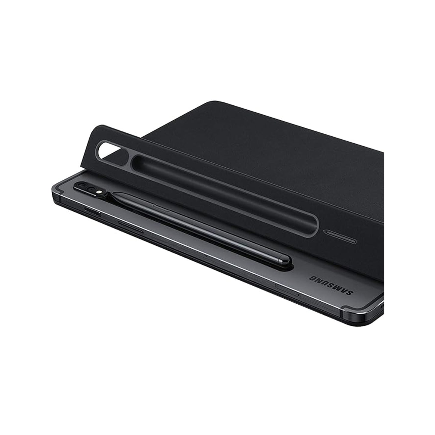سامسونج جالاكسي تاب S7 وS7 5G لوحة مفاتيح بغطاء كتاب، EF-DT870UBEGUJ، أسود 
