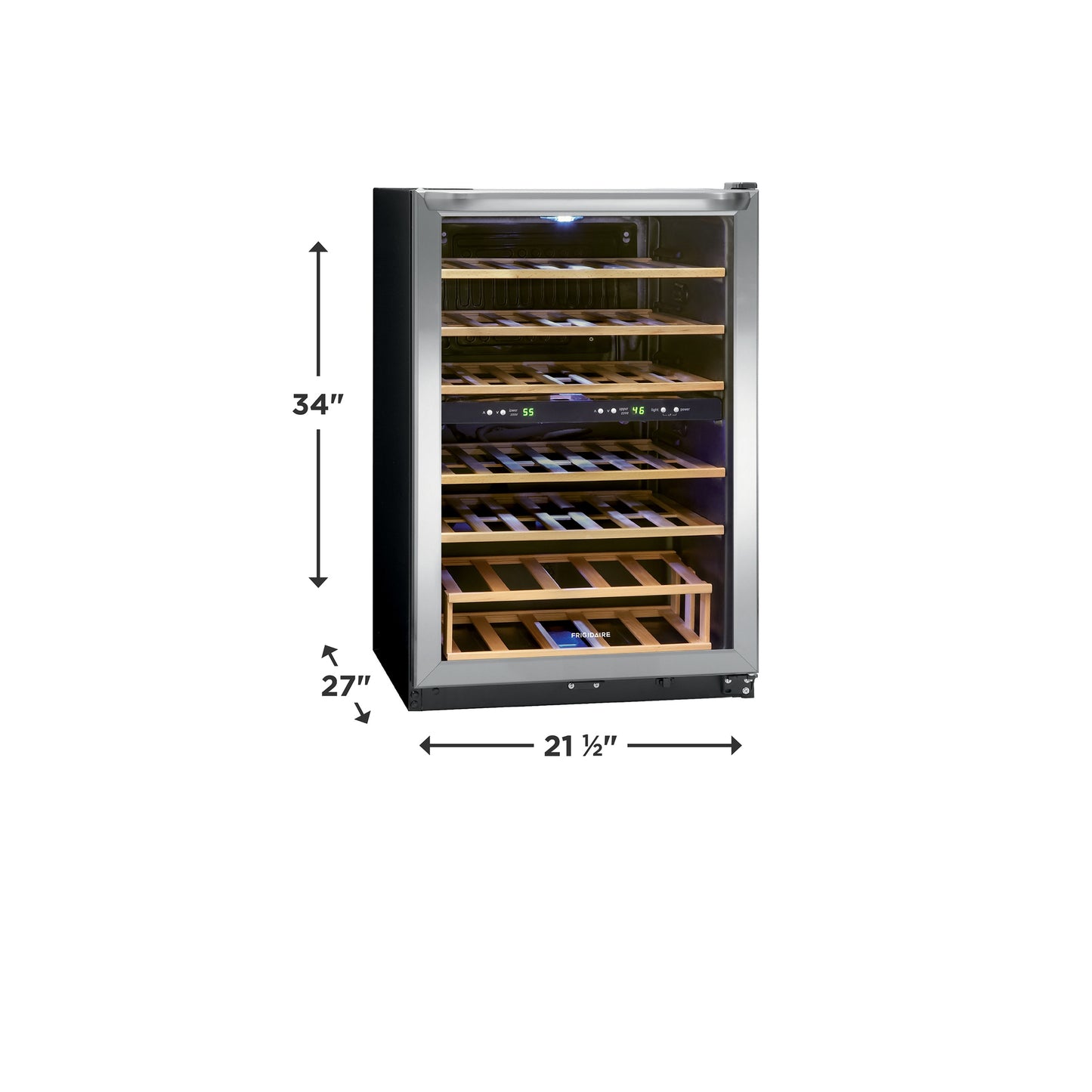 Frigidaire 45 Bottle Two-Zone Wine Cooler