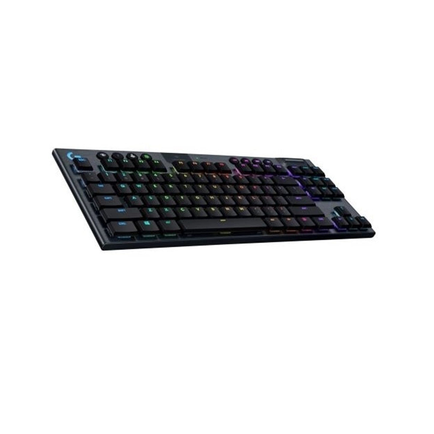 لوحة مفاتيح الألعاب الميكانيكية Logitech G915 TKL Tenkeyless LIGHTSPEED اللاسلكية RGB الميكانيكية - لوحة المفاتيح - الإنجليزية - الكربون 