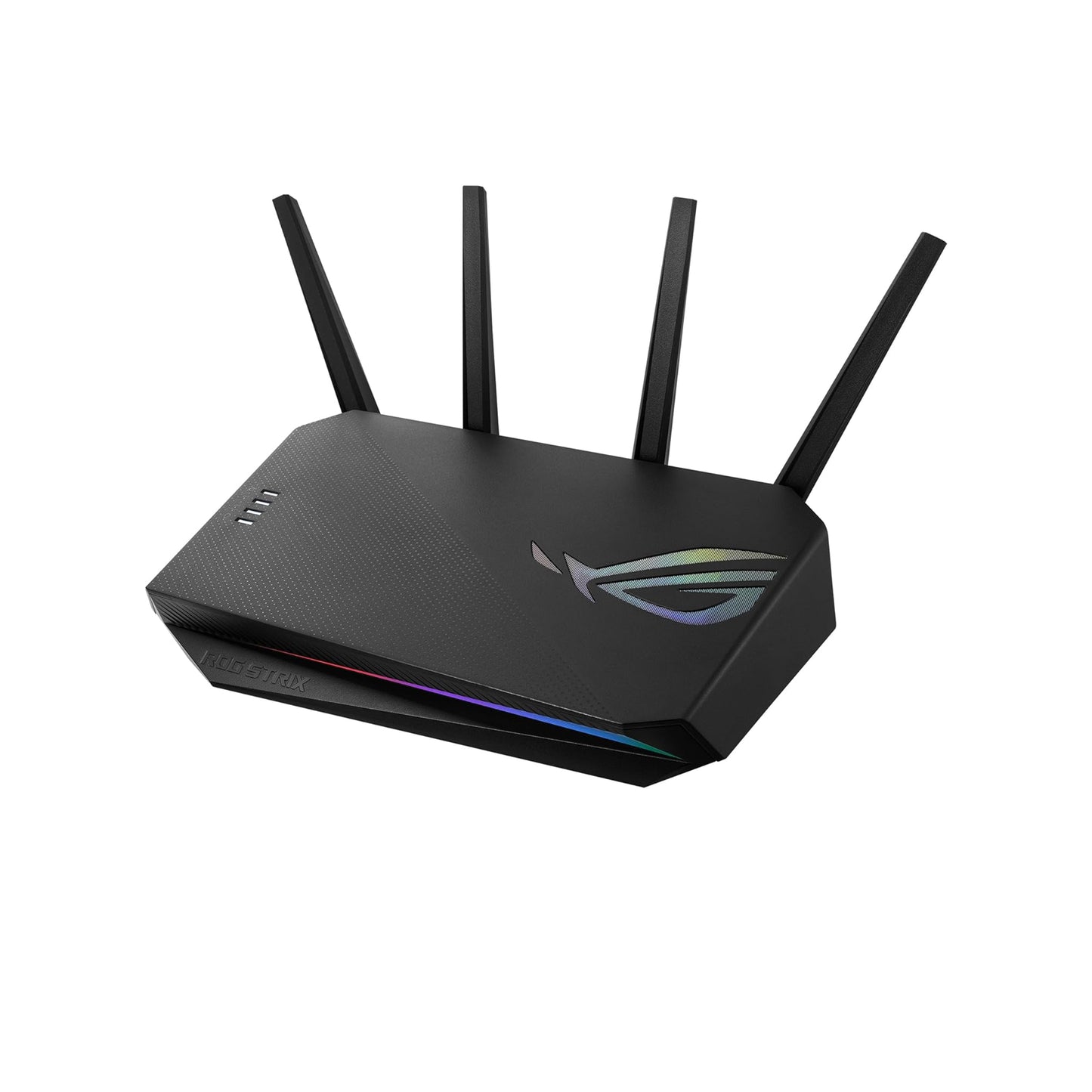 راوتر ASUS ROG Strix GS-AX5400 WiFi 6 قابل للتمديد للألعاب، منفذ ألعاب، وضع ألعاب الهاتف المحمول، إعادة توجيه المنفذ، VPN Fusion، Aura RGB، أمان الشبكة بدون اشتراك، Instant Guard، متوافق مع AiMesh 