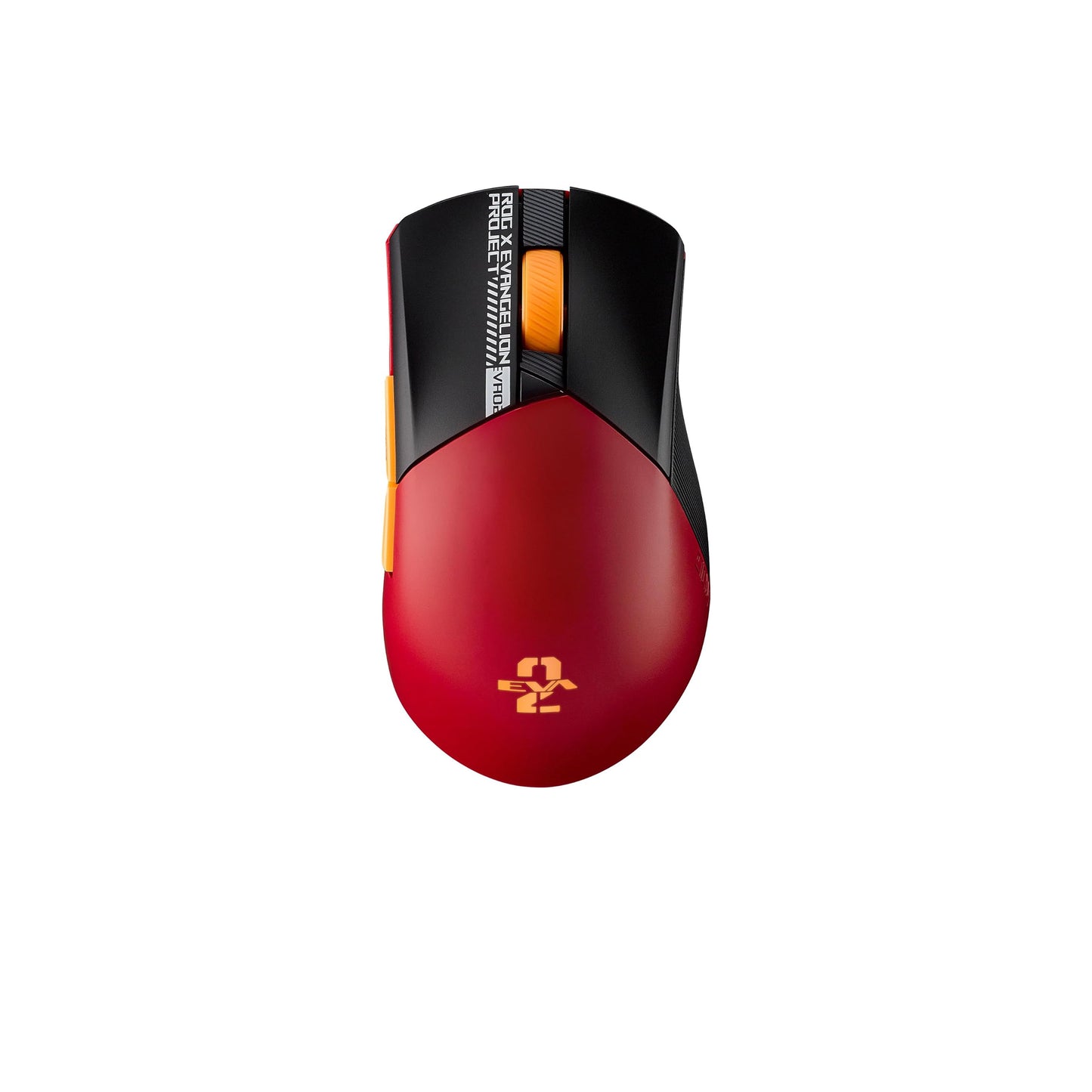 ASUS ROG Gladius III Wireless AimPoint EVA-02 Edition Gaming Mouse, 2.4GHz RF, Bluetooth, Wired, 36K DPI Sensor, 6 programmable Buttons, ROG SpeedNova, Replaceable switches, Paracord Cable, Red,White,and Black