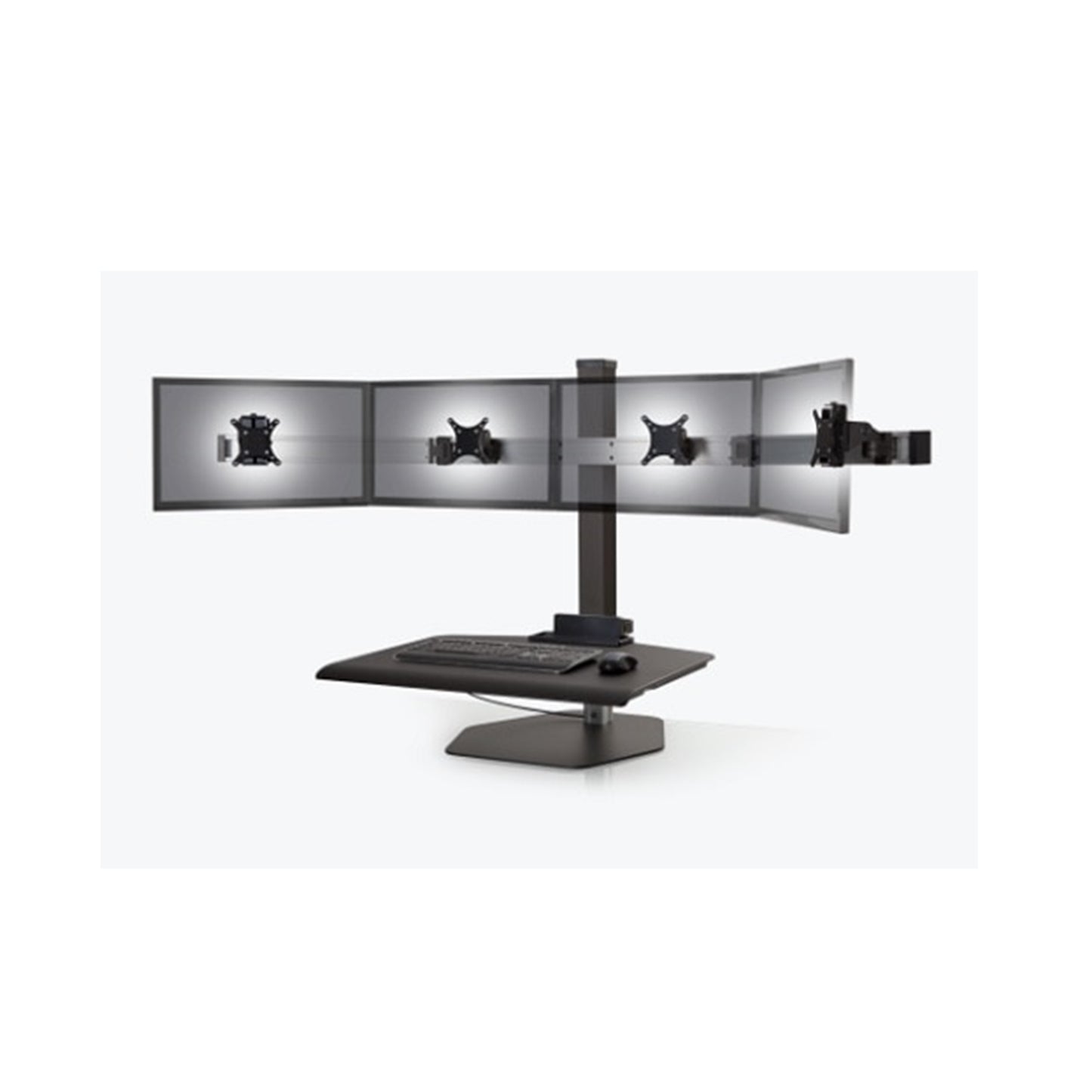 Hat Design Works Winston Workstation Quad Freestanding Sit-Stand - حامل 