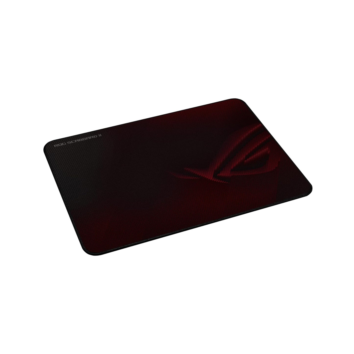 لوحة ماوس الألعاب ASUS ROG Scabbard II - سطح واقٍ مطلي بالنانو يطرد غبار الماء والزيت، وحواف مسطحة مخيطة مضادة للاهتراء، وقاعدة مطاطية غير قابلة للانزلاق، وسطح مُحسّن للانزلاق السلس والراحة 