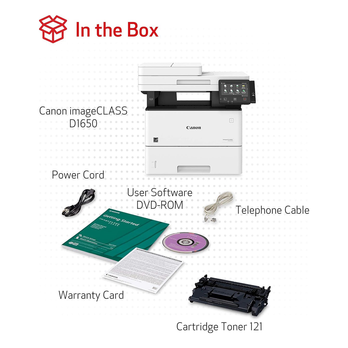 imageCLASS D1650 - All in One, Wireless, Mobile Ready, Duplex Laser Printer