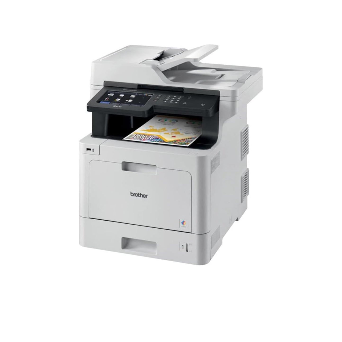 Brother MFC‐L8905CDW Business Color Laser All‐in‐One Printer, 7” Touchscreen Display, Duplex Print/Scan, Wireless