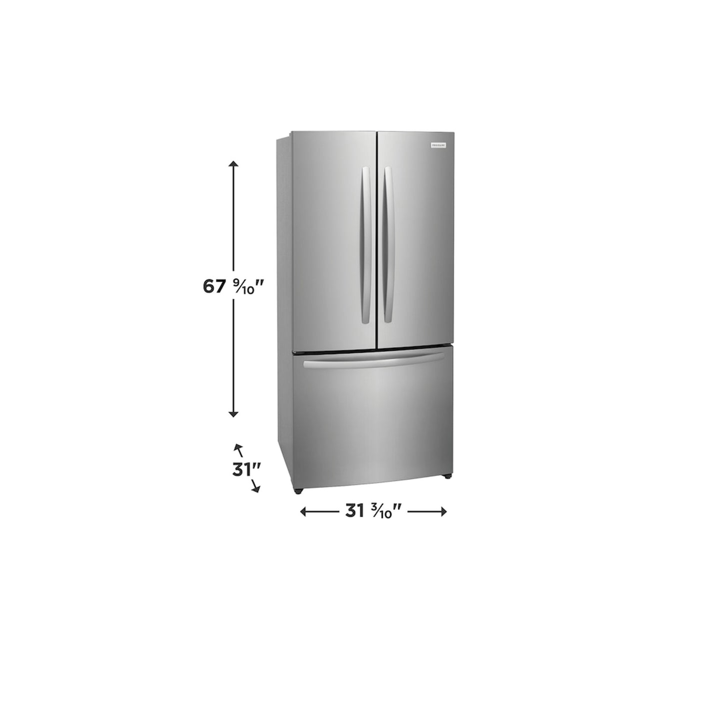 Frigidaire 17.6 Cu. Ft. Counter-Depth French Door Refrigerator