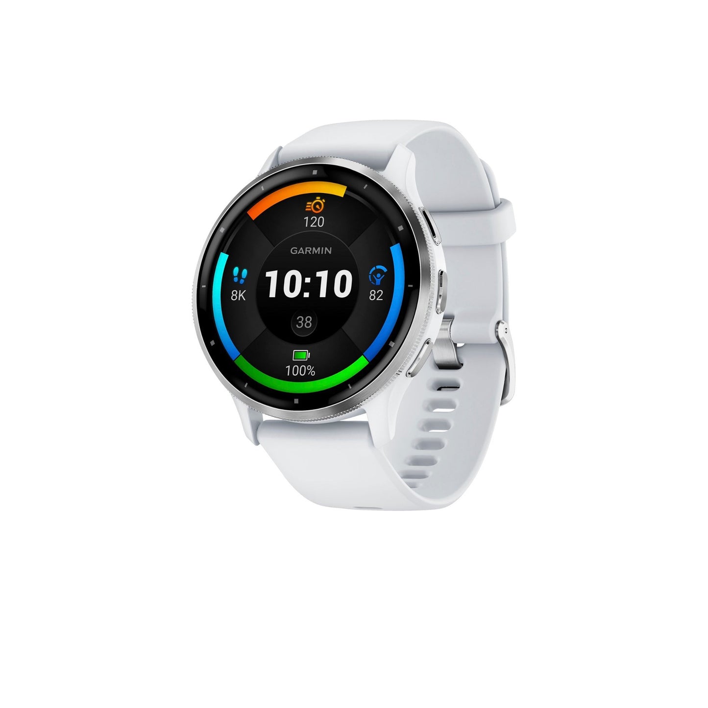 Garmin - Venu 3 GPS Smartwatch 35.5 mm Fiber-reinforced polymer - Stainless Steel and Black