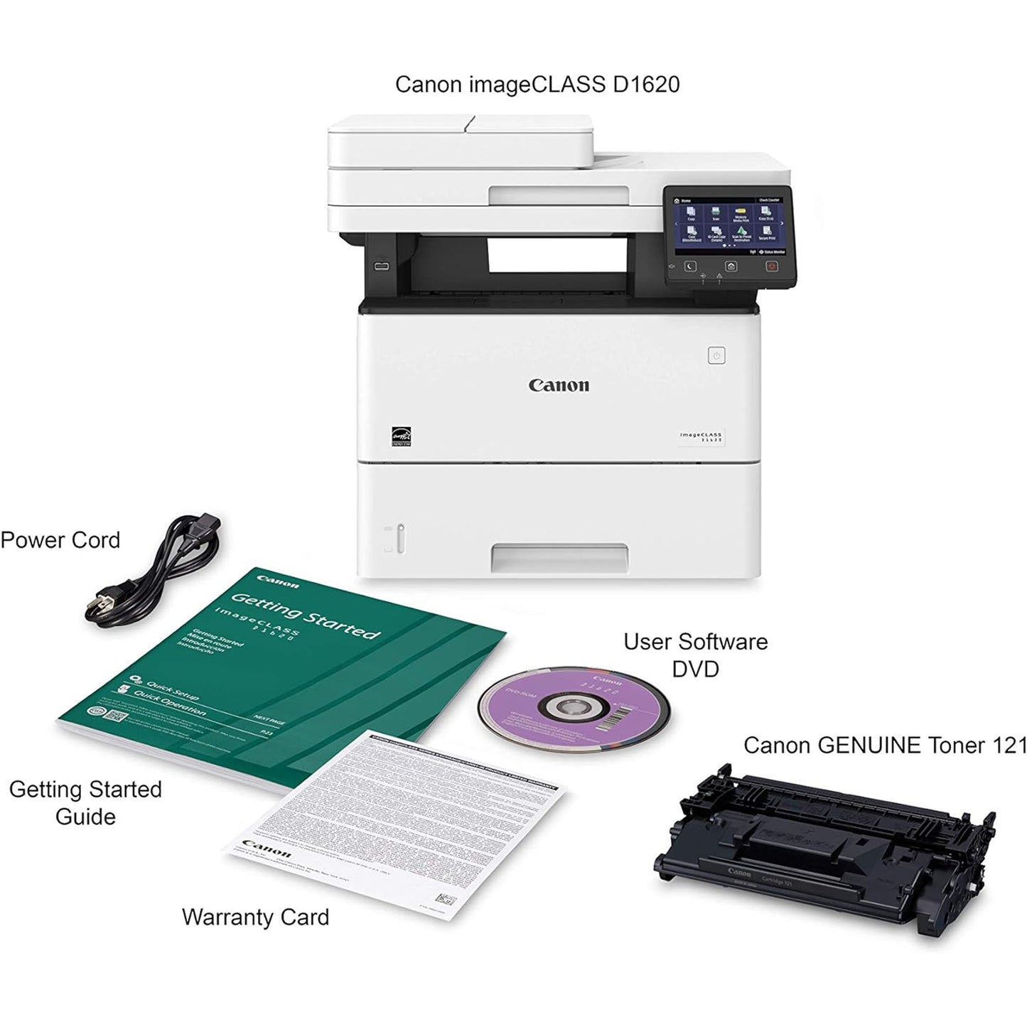 imageCLASS D1620 - Multifunction, Wireless, Mobile Ready, Duplex Laser Printer with 3 Year Warranty