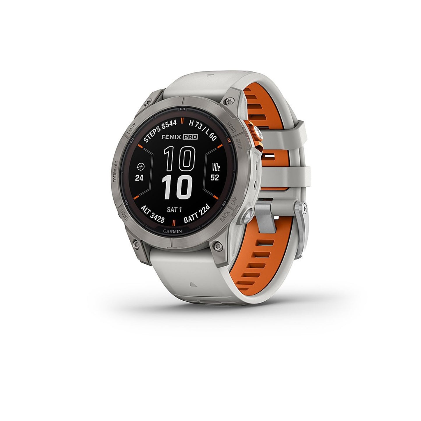 Garmin - fenix 7 Pro Sapphire Solar GPS Smartwatch 47 mm Fiber-reinforced polymer - Titanium