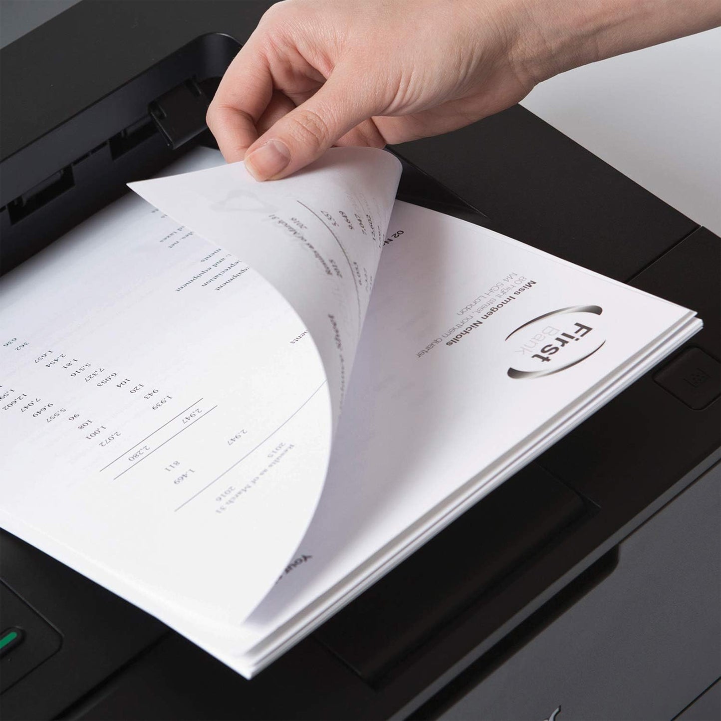 Brother Monochrome Laser Printer, HL-L5200DW, Wireless Networking, Mobile Printing, Duplex Printing