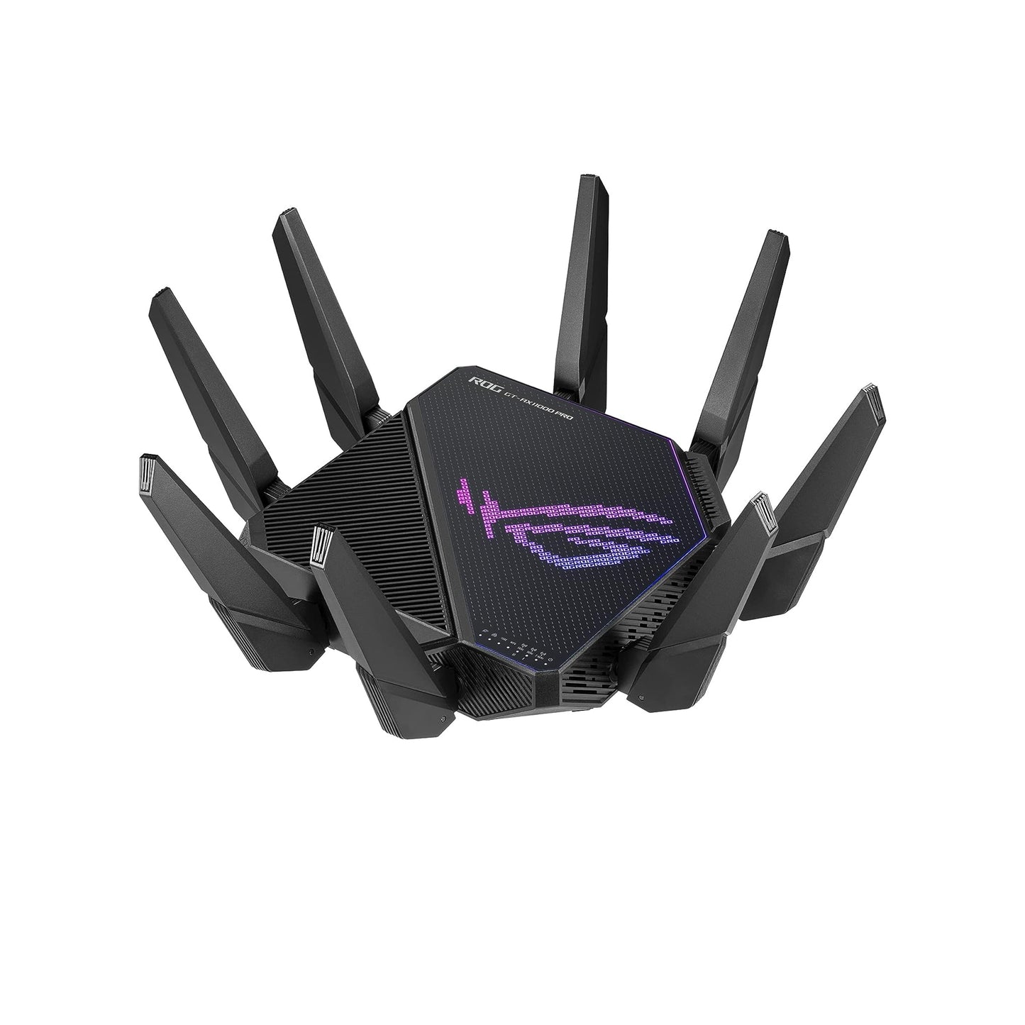 ASUS ROG Rapture GT-AX11000 Pro Tri-Band WiFi 6 Extendable Gaming Router, 10G & 2.5G Ports, ASUS RangeBoost Plus, Triple-level Game Acceleration, Subscription-free Network Security, AiMesh Compatible