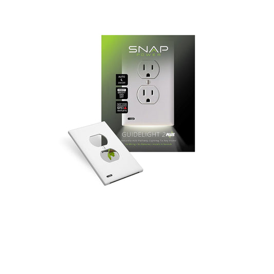 SnapPower - GuideLight 2Plus Décor Outlet Wall Plate