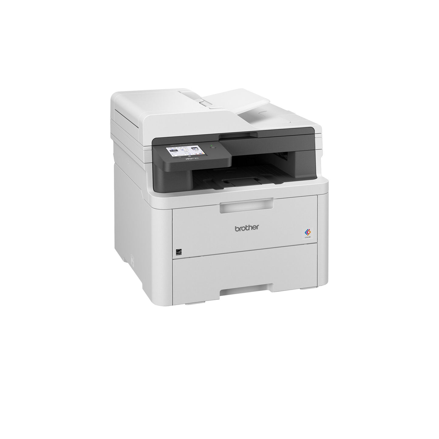 طابعة Brother MFC-L3720CDW لاسلكية رقمية ملونة الكل في واحد مع إخراج بجودة الليزر، نسخ، مسح ضوئي، فاكس، دوبلكس، هاتف محمول 