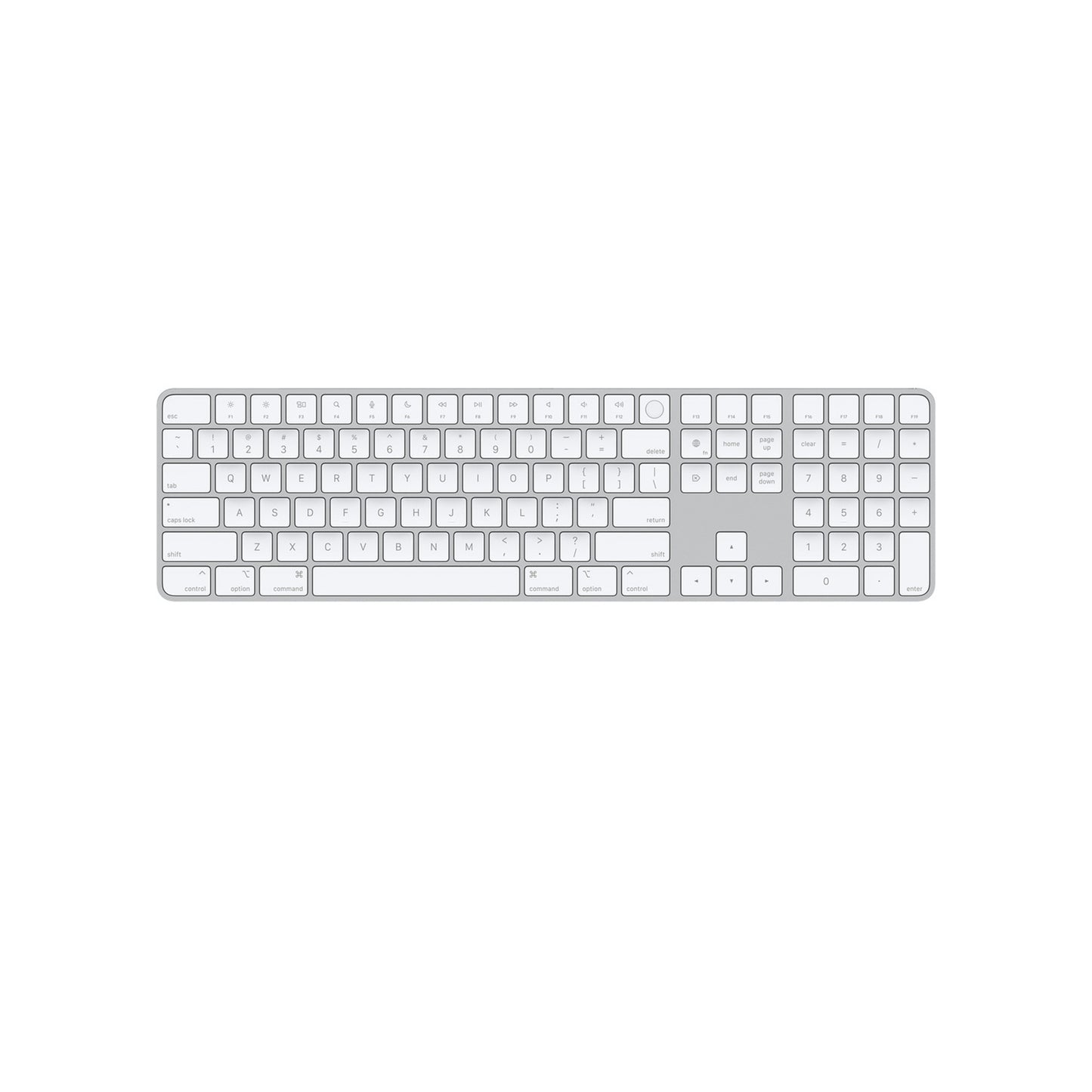 Magic Keyboard with Touch ID and Numeric Keypad for Mac models with Apple silicon - US English - Black Keys