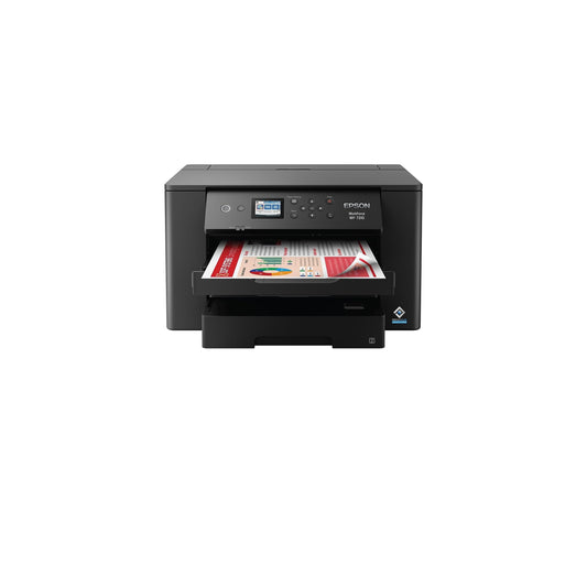 Epson Workforce Pro WF-7310 Wireless Wide-Format Printer with Print up to 13" x 19", Auto 2-Sided Printing up to 11" x 17", 500-sheet Capacity, 2.4" Color Display, Smart Panel App, Medium,Black