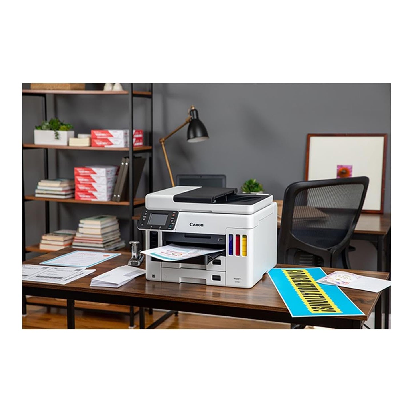 Canon MAXIFY GX7021 Wireless MegaTank Small Office All-in-One Printer, One Size