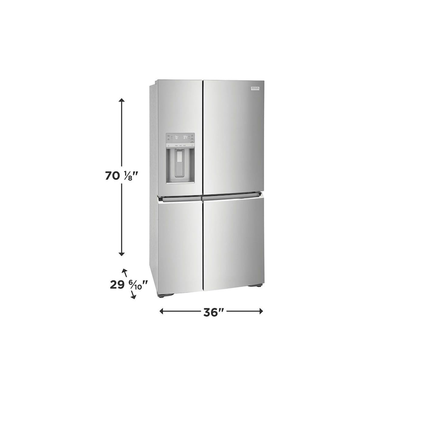 Frigidaire Gallery 21.5 Cu. Ft. Counter-Depth 4-Door Refrigerator