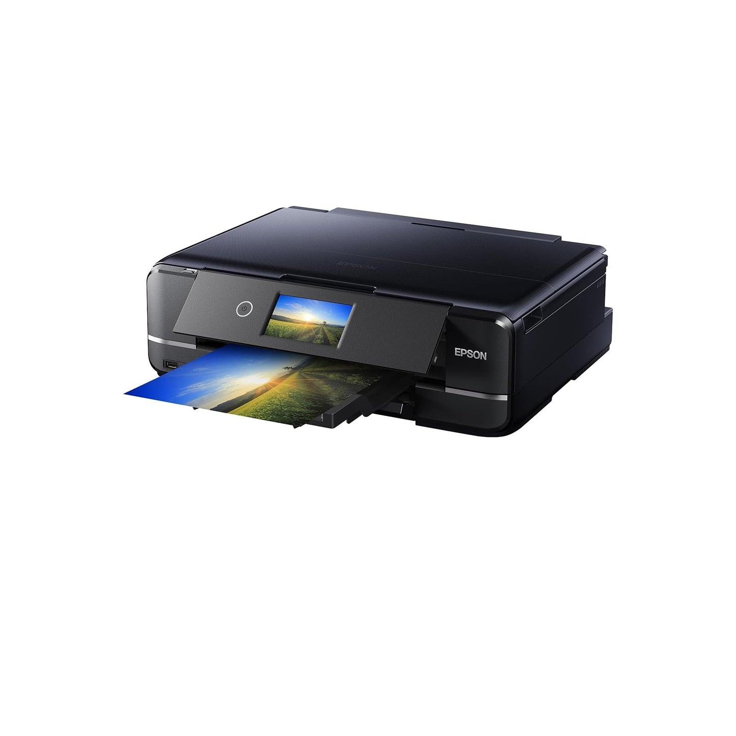 طابعة صور ملونة لاسلكية Epson Expression Photo XP-970 مع ماسح ضوئي وناسخة، أسود 