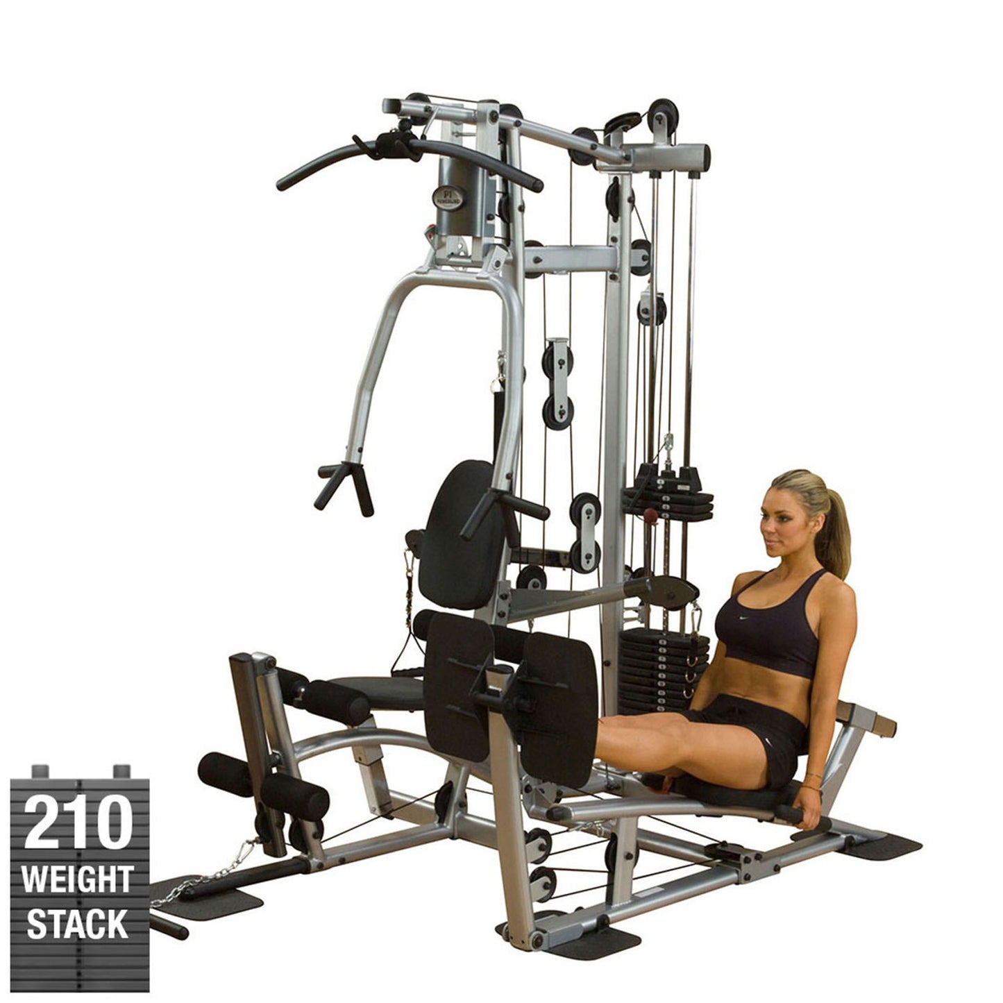 Powerline P2X Multi-Station Home Gym with Functional Training Arms With Leg Press