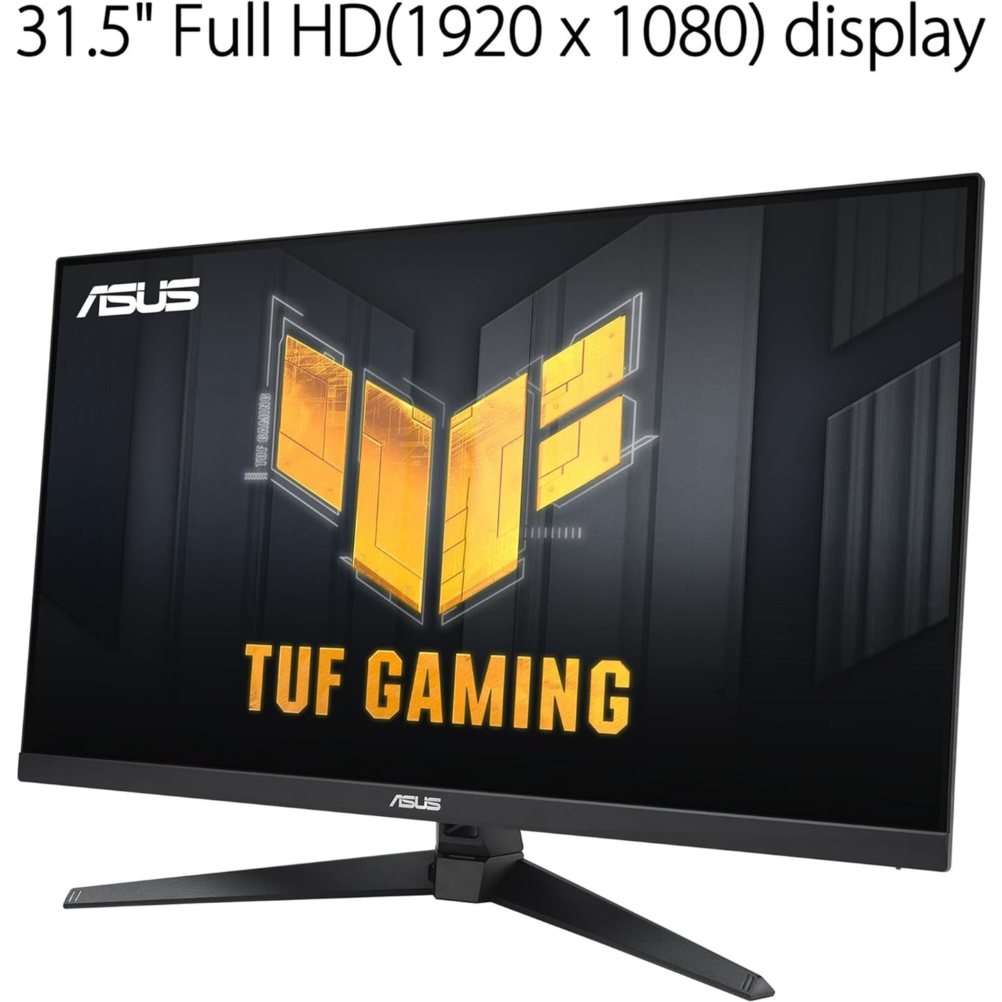ASUS TUF Gaming 32” (31.5-inch viewable) 1080P Gaming Monitor (VG328QA1A) - Full HD, 170Hz, 1ms, Extreme Low Motion Blur, FreeSync Premium, Eye Care, Shadow Boost, HDMI, Tilt Adjustable,Black