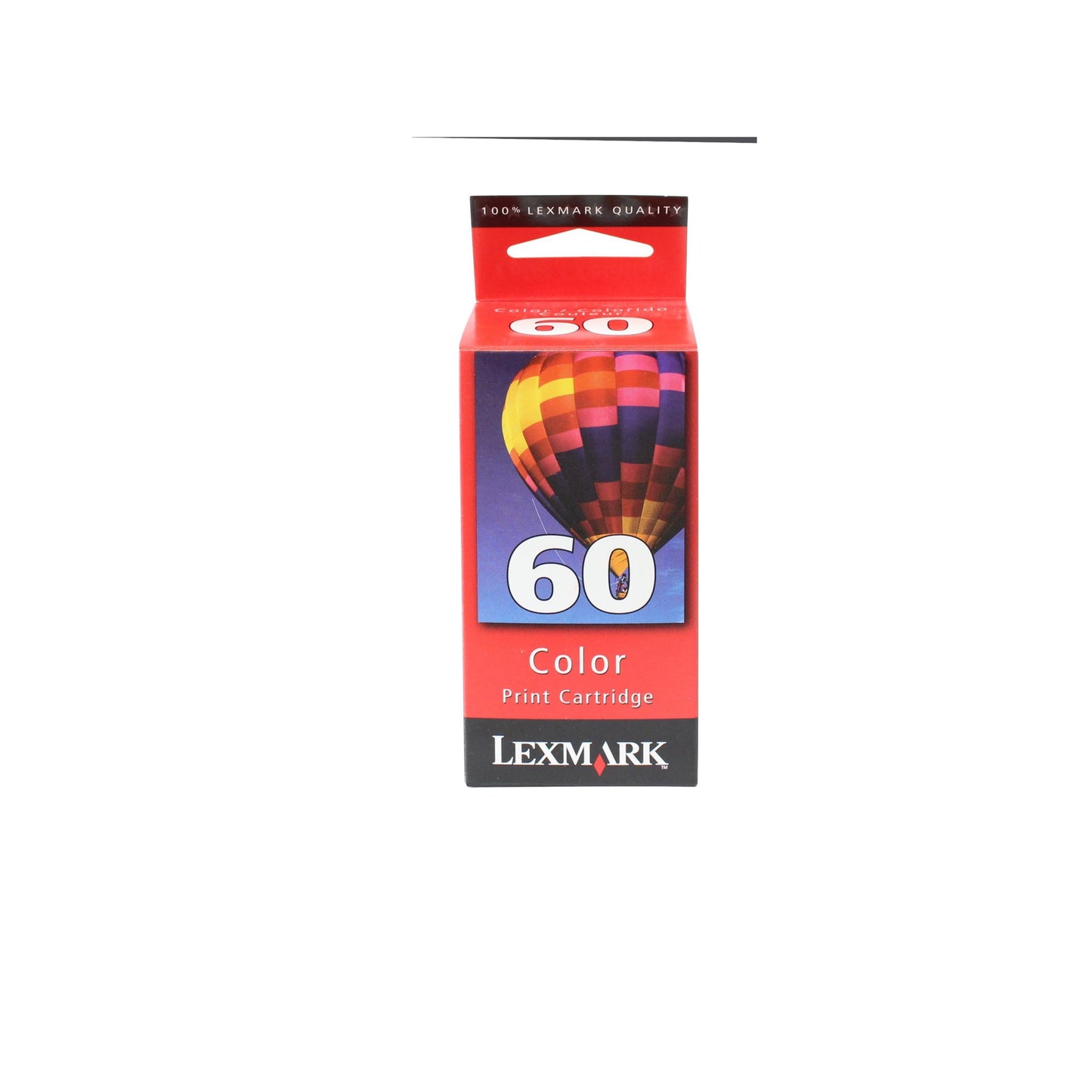 Lexmark 60 (17G0060) خرطوشة حبر/خرطوشة حبر أصلية ملونة من OEM (إنتاجية 225) - البيع بالتجزئة