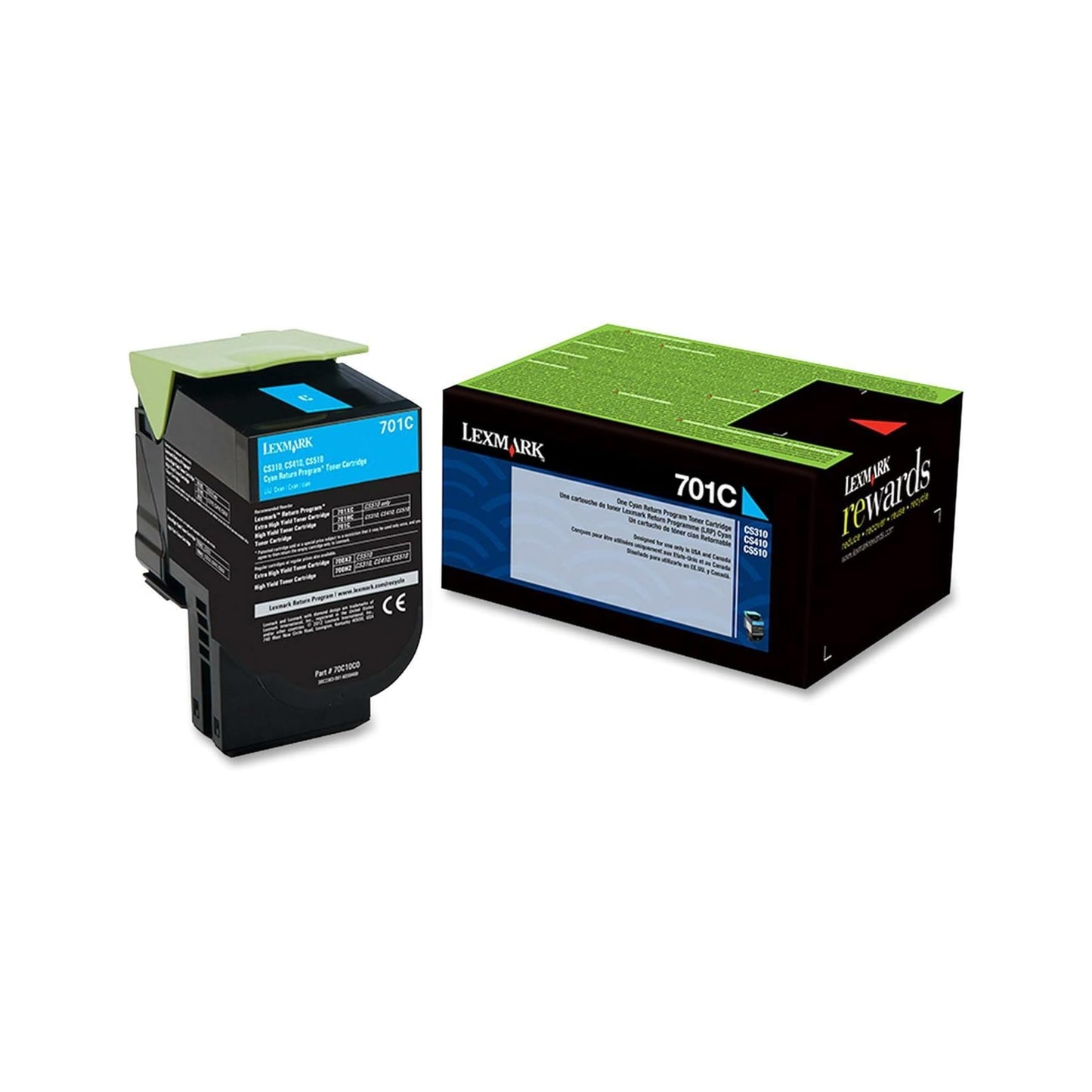 Lexmark 70C10C0 Cyan Return Program Toner