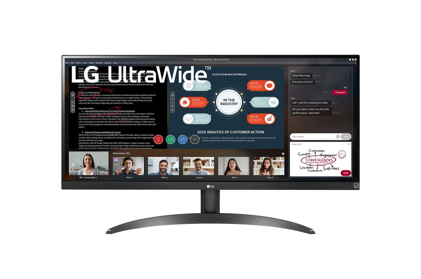 شاشة 29 بوصة 21:9 UltraWide™ Full HD IPS مع تقنية AMD FreeSync™ 