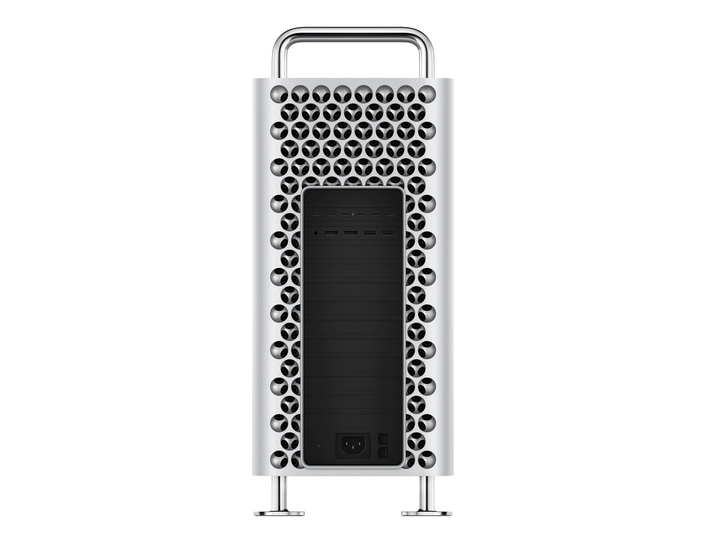 Apple - Mac Pro - M2 Ultra - وحدة معالجة مركزية 24 نواة، وحدة معالجة رسومات 76 نواة - ذاكرة 64 جيجا بايت - محرك أقراص SSD سعة 4 تيرابايت 