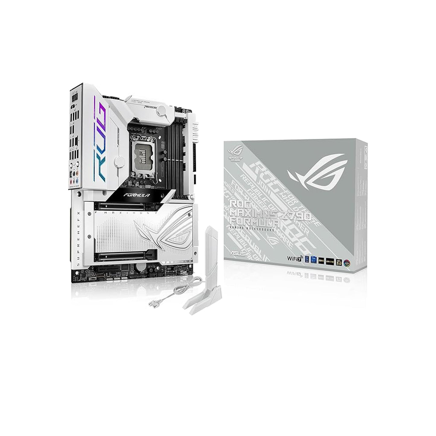 ASUS ROG Maximus Z790 Formula ATX Gaming Motherboard with HybridChill, ROG Water-Cooling, DDR5, Wi-Fi 7, 5X M.2, PCIe 5.0, Thunderbolt 4