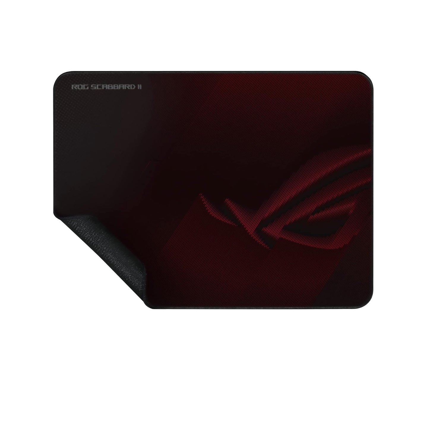 لوحة ماوس الألعاب ASUS ROG Scabbard II - سطح واقٍ مطلي بالنانو يطرد غبار الماء والزيت، وحواف مسطحة مخيطة مضادة للاهتراء، وقاعدة مطاطية غير قابلة للانزلاق، وسطح مُحسّن للانزلاق السلس والراحة 