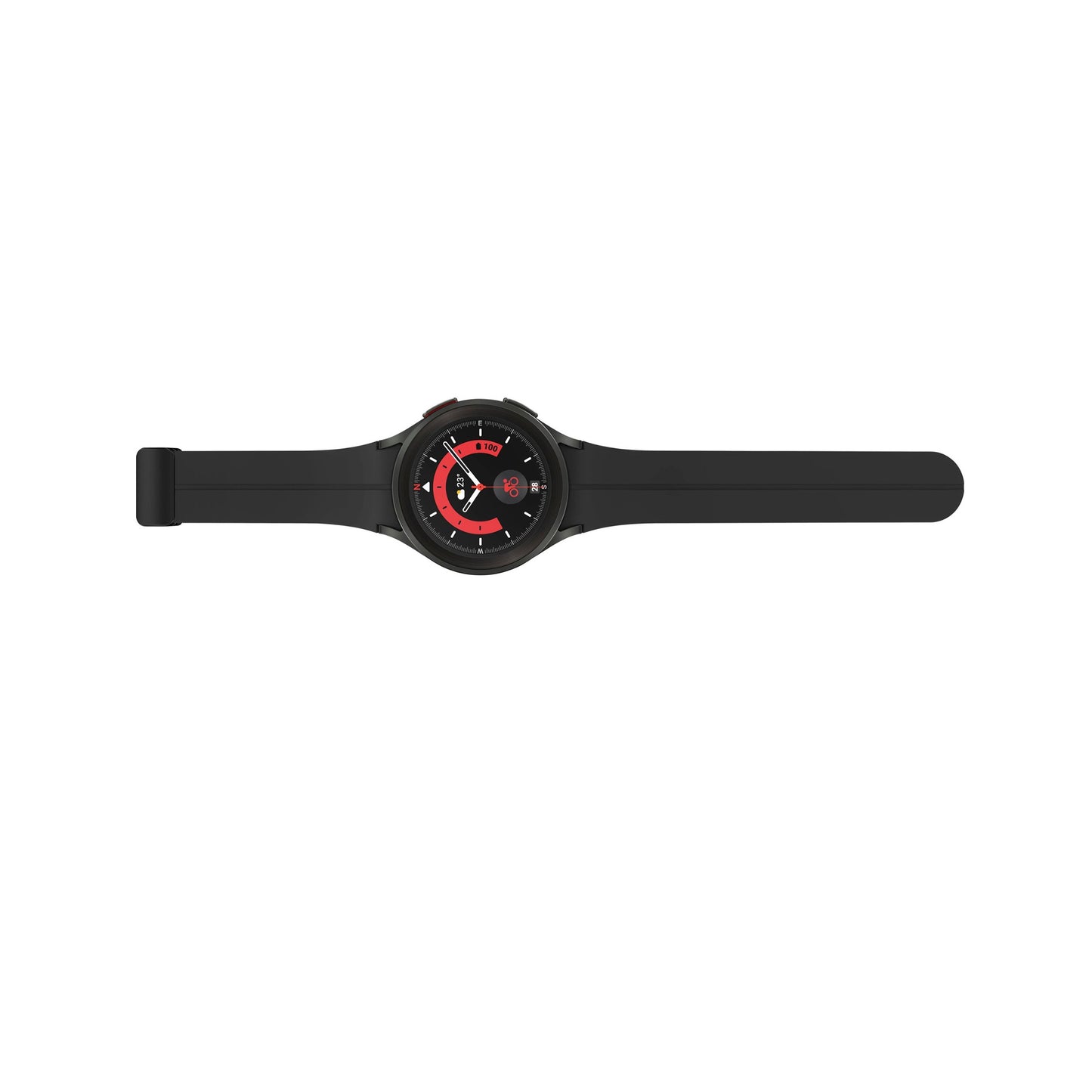 سامسونج - ساعة Galaxy Watch5 Pro تيتانيوم الذكية 45 ملم BT - أسود 