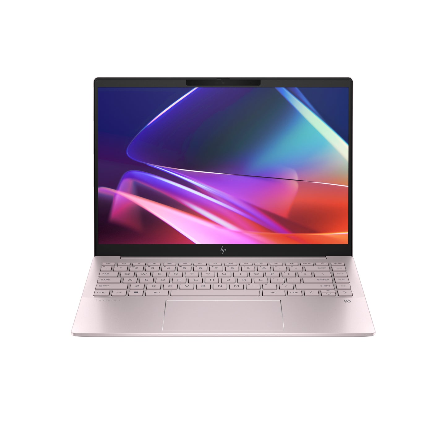 كمبيوتر محمول HP Pavilion Plus، معالج Intel® Core™ i5-1335U، ذاكرة وصول عشوائي سعتها 16 جيجابايت، محرك أقراص SSD سعة 512 جيجابايت. 