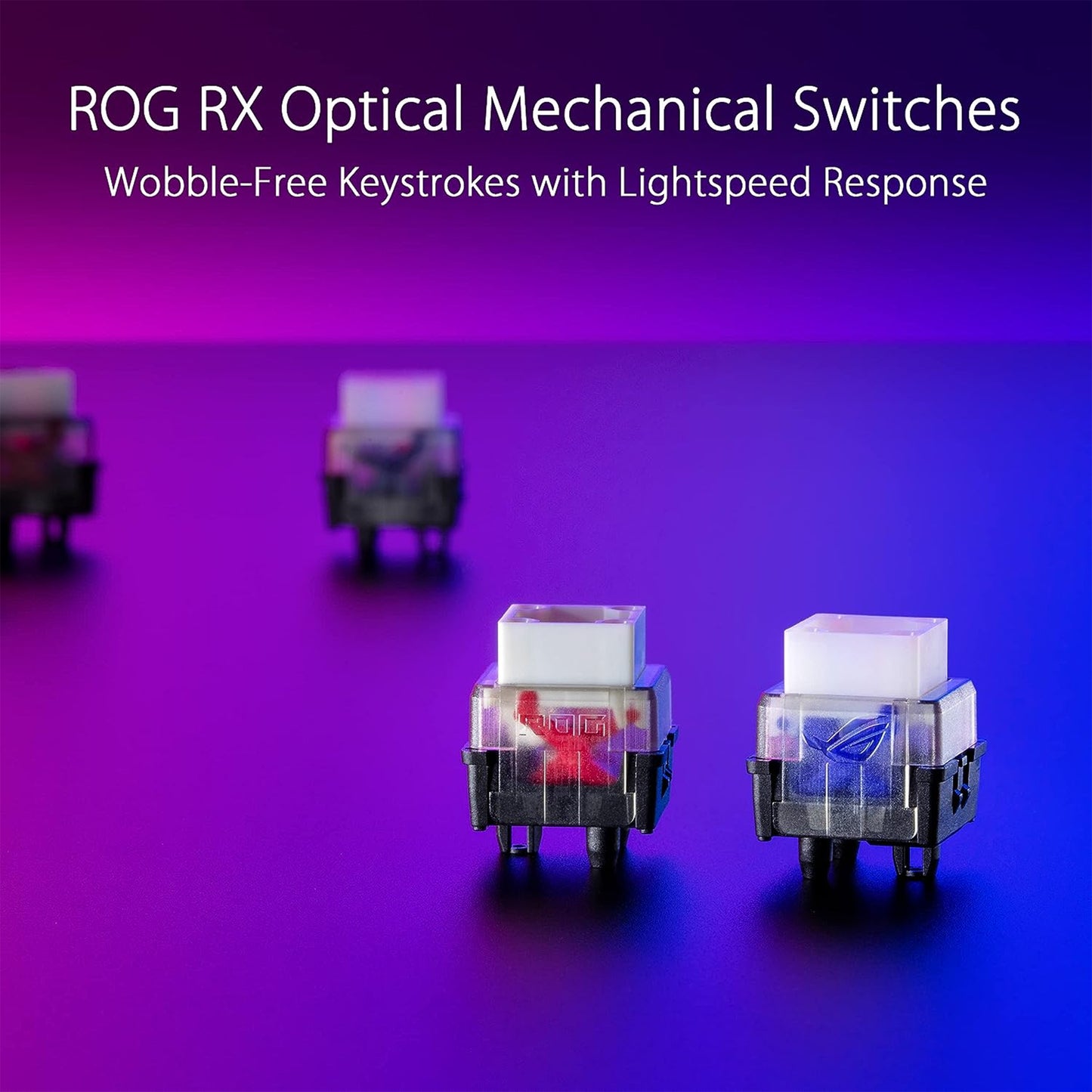 ASUS ROG Strix Scope RX TKL Wireless Deluxe، لوحة مفاتيح للألعاب بنسبة 80%، اتصال ثلاثي الأوضاع (2.4 جيجا هرتز RF، بلوتوث، سلكي)، مفاتيح ميكانيكية ضوئية زرقاء ROG RX، أغطية مفاتيح PBT، RGB، مسند للمعصم، أسود 