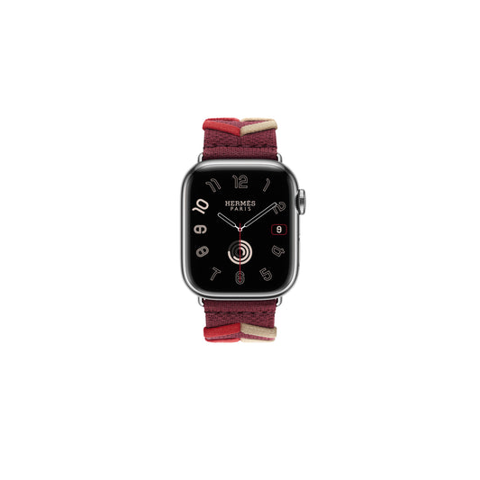 Apple Watch Hermès - 41mm Rouge H Bridon Single Tour