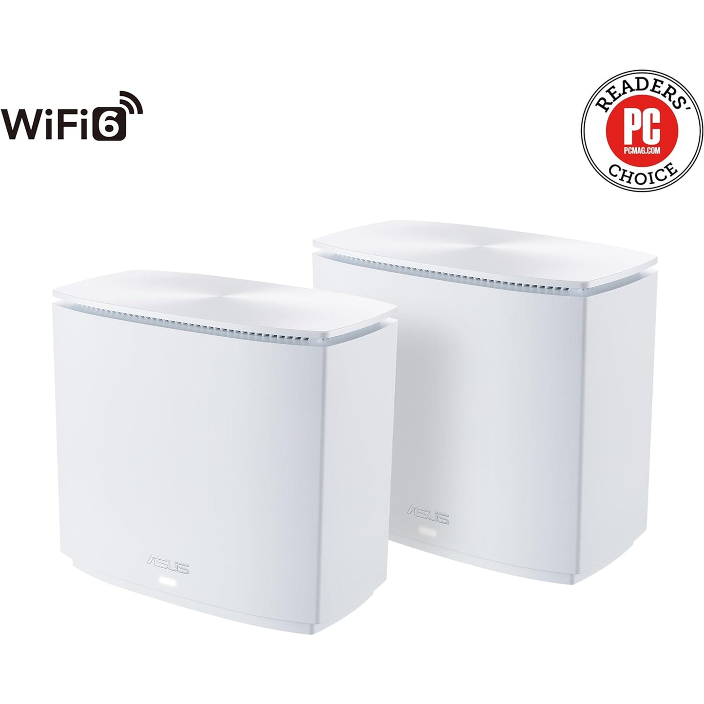 ASUS ZenWiFi AX Hybrid(XC5) AX3000 + MoCA 2.5 Mesh WiFi 6 System (2pk) - Whole Home Coverage up to 3,500 Sq.Ft. & 4+ Rooms for Thick Walls, AiMesh, Lifetime Security, Easy Setup