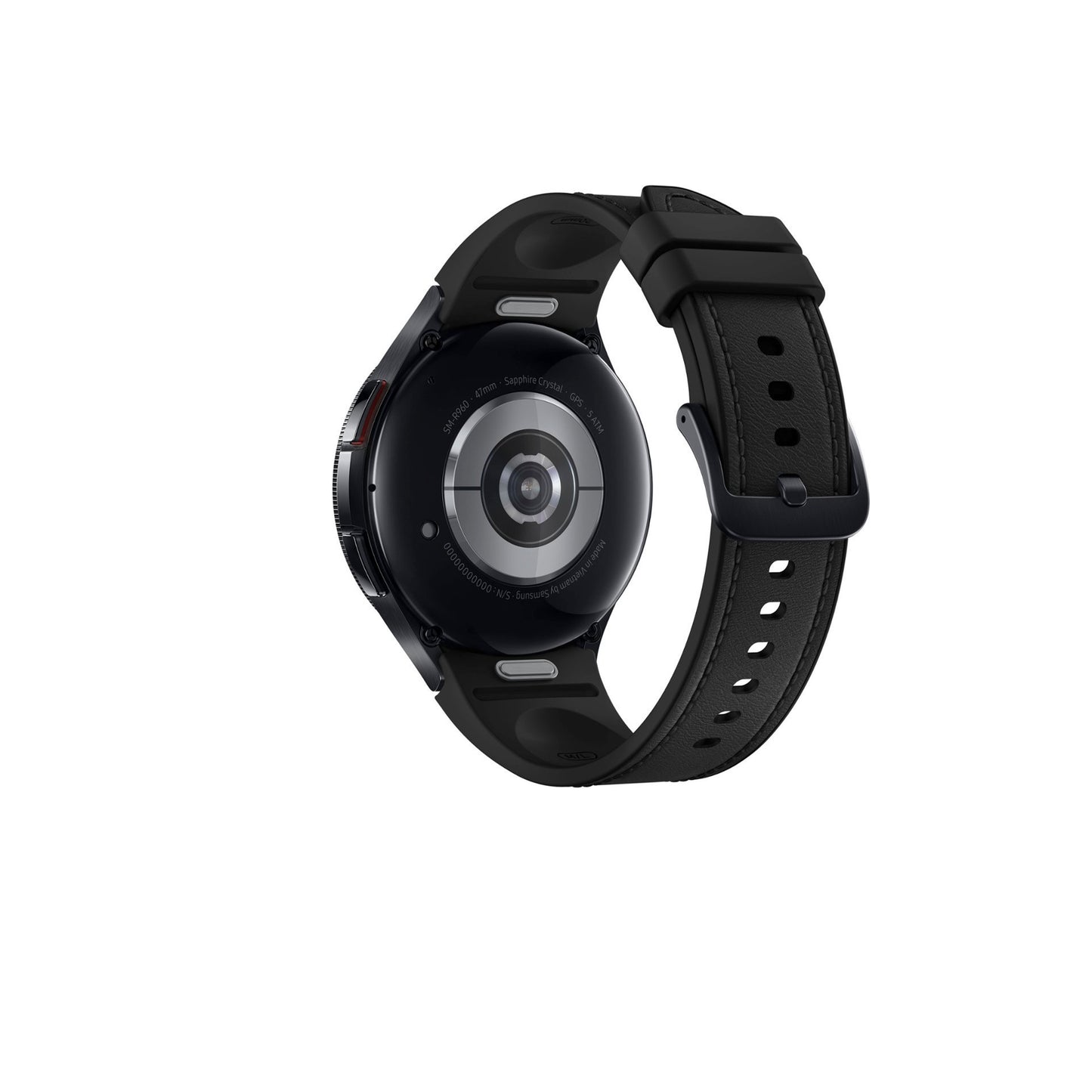 سامسونج - ساعة Galaxy Watch6 الكلاسيكية المصنوعة من الستانلس ستيل الذكية مقاس 47 ملم BT - باللون الأسود 