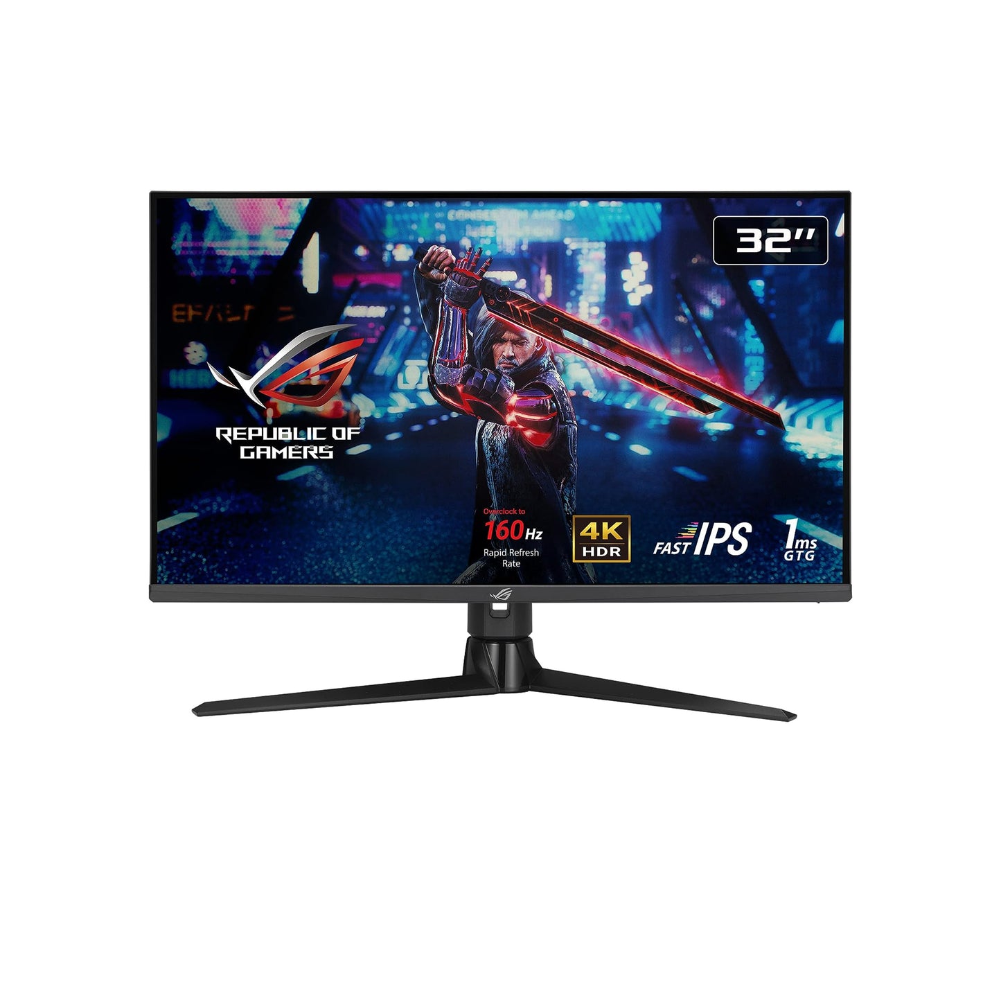 شاشة الألعاب ASUS ROG Strix مقاس 32 بوصة HDMI 2.1 DSC (XG32UQ) - دقة 4K UHD (3840 × 2160)، IPS سريعة، 160 هرتز (متجددة)