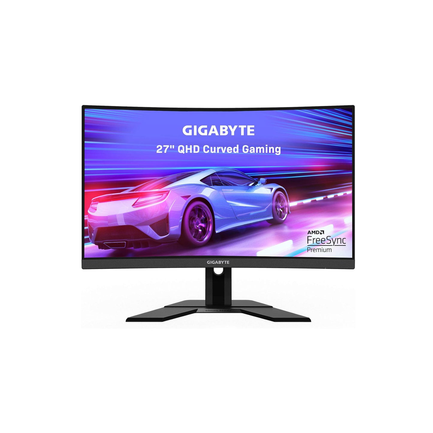 GIGABYTE G27QC 27" 165Hz 1440P Curved Gaming Monitor, 2560 x 1440 VA 1500R Display, 1ms (MPRT) Response Time, 92% DCI-P3, HDR Ready, FreeSync Premium, 1x Display Port 1.4