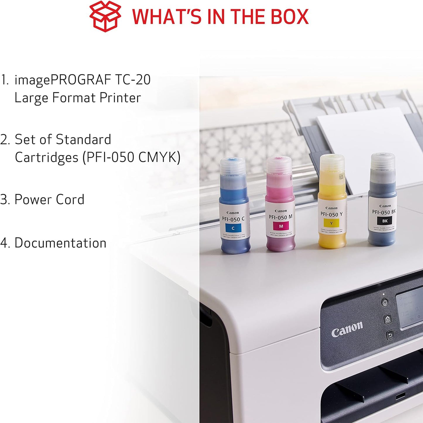 Canon imagePROGRAF TC-20 Large-Format Color Inkjet Printer