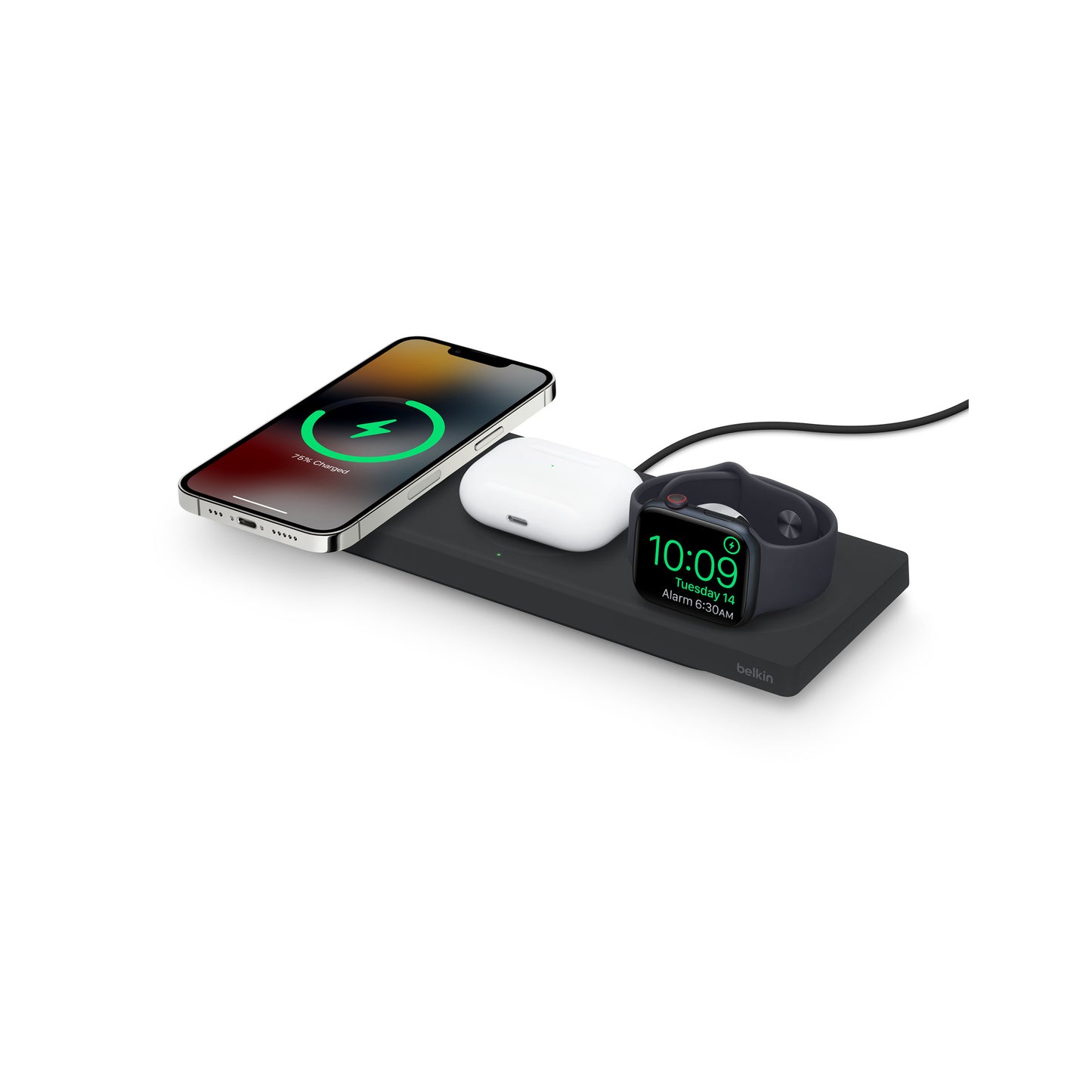 Belkin BOOST↑CHARGE™ PRO 3-in-1 Wireless Charging Pad with MagSafe