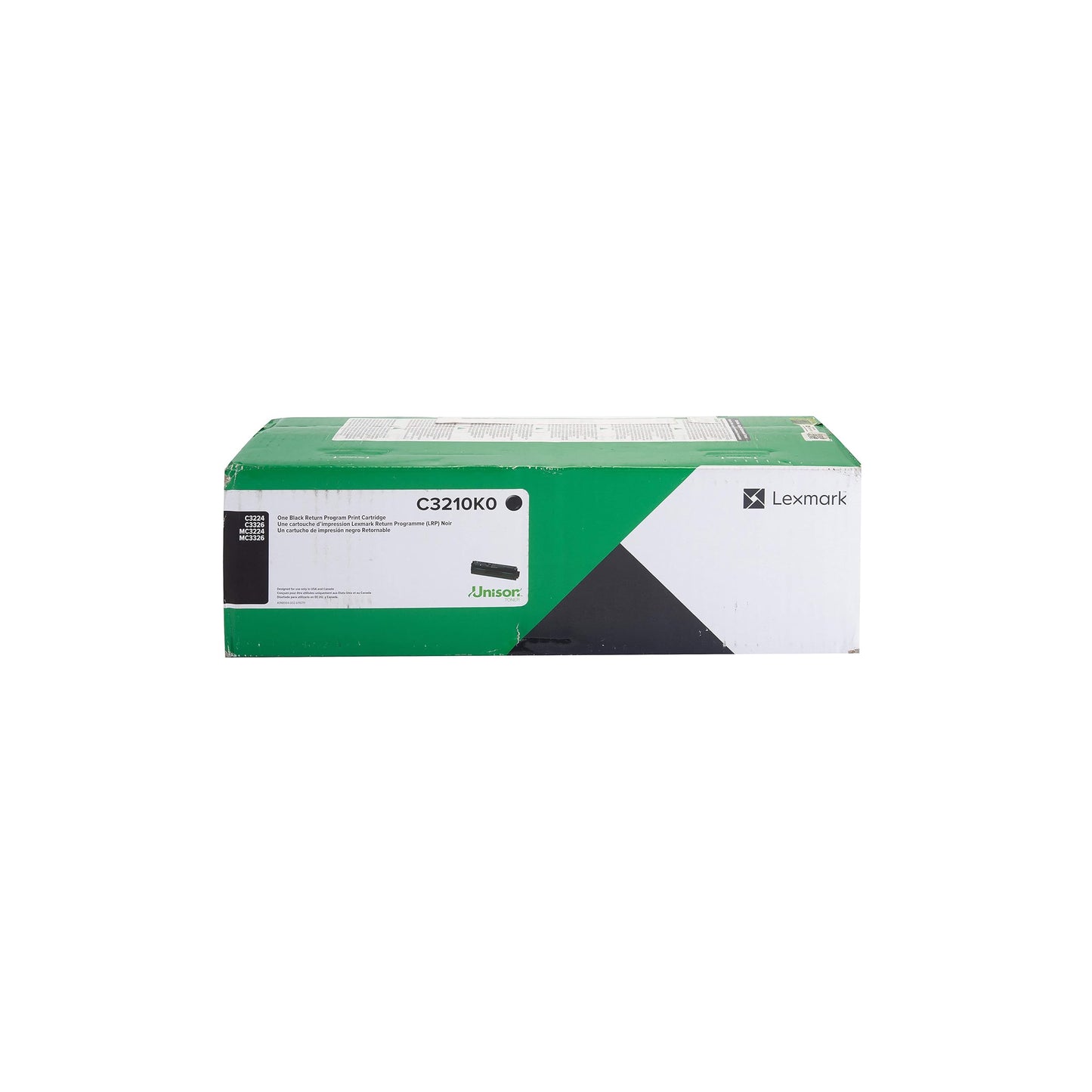 Lexmark, LEXC3210K0, C3210K0 Black Return Program Print Cartridge, 1 Each