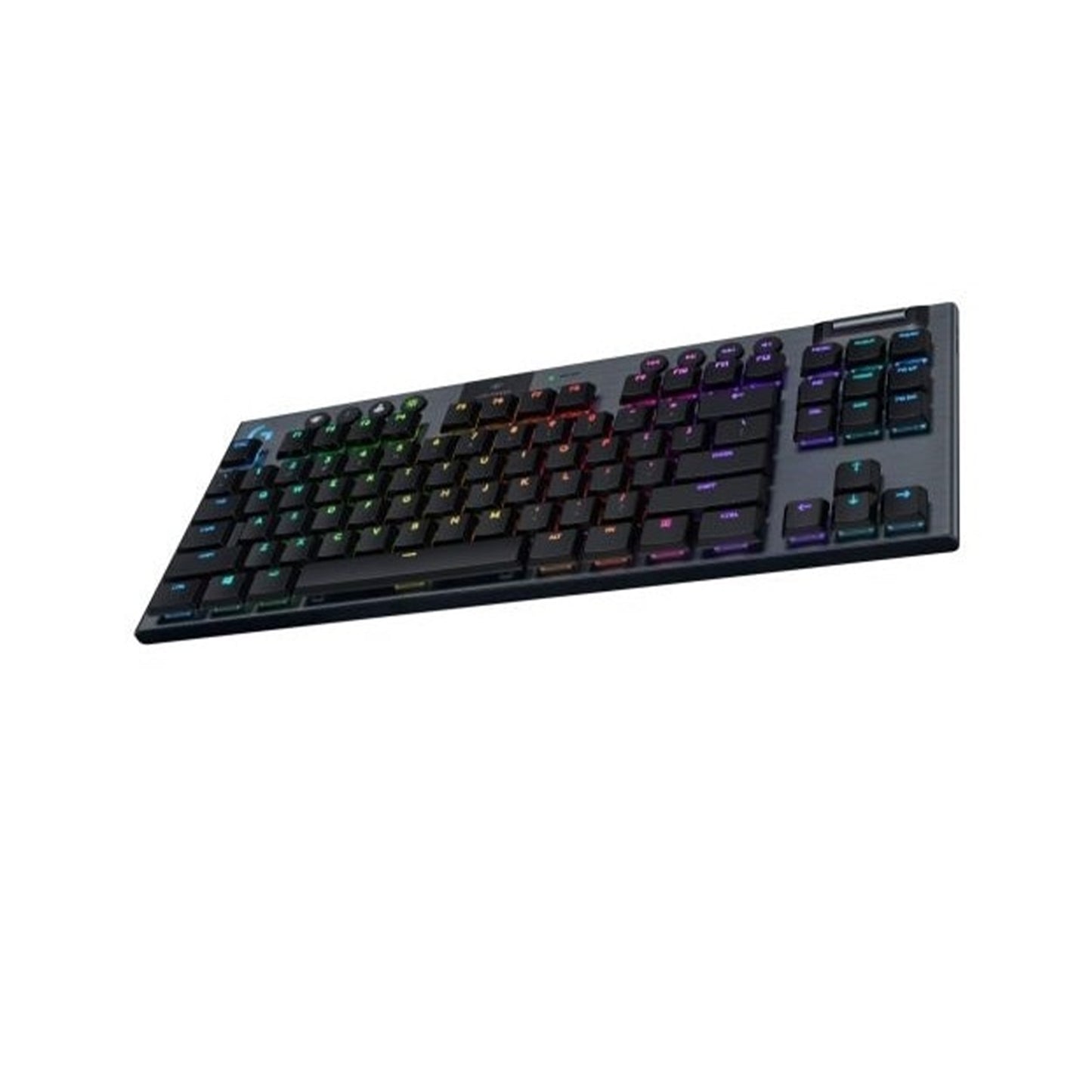 لوحة مفاتيح الألعاب الميكانيكية Logitech G915 TKL Tenkeyless LIGHTSPEED اللاسلكية RGB الميكانيكية - لوحة المفاتيح - الإنجليزية - الكربون 