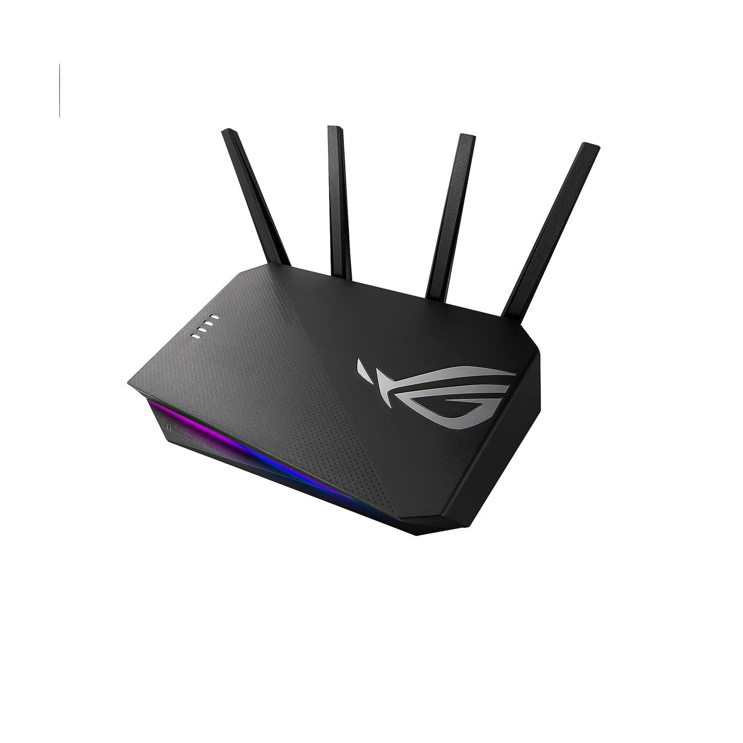 راوتر ASUS ROG Strix GS-AX3000 WiFi 6 قابل للتمديد للألعاب، منفذ ألعاب، وضع ألعاب الهاتف المحمول، إعادة توجيه المنفذ، VPN Fusion، Aura RGB، أمان الشبكة بدون اشتراك، Instant Guard، متوافق مع AiMesh 