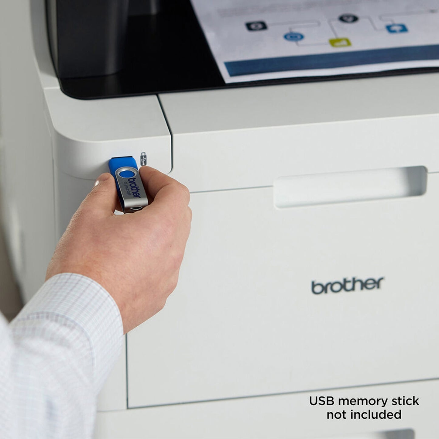 Brother MFC‐L8905CDW Business Color Laser All‐in‐One Printer, 7” Touchscreen Display, Duplex Print/Scan, Wireless