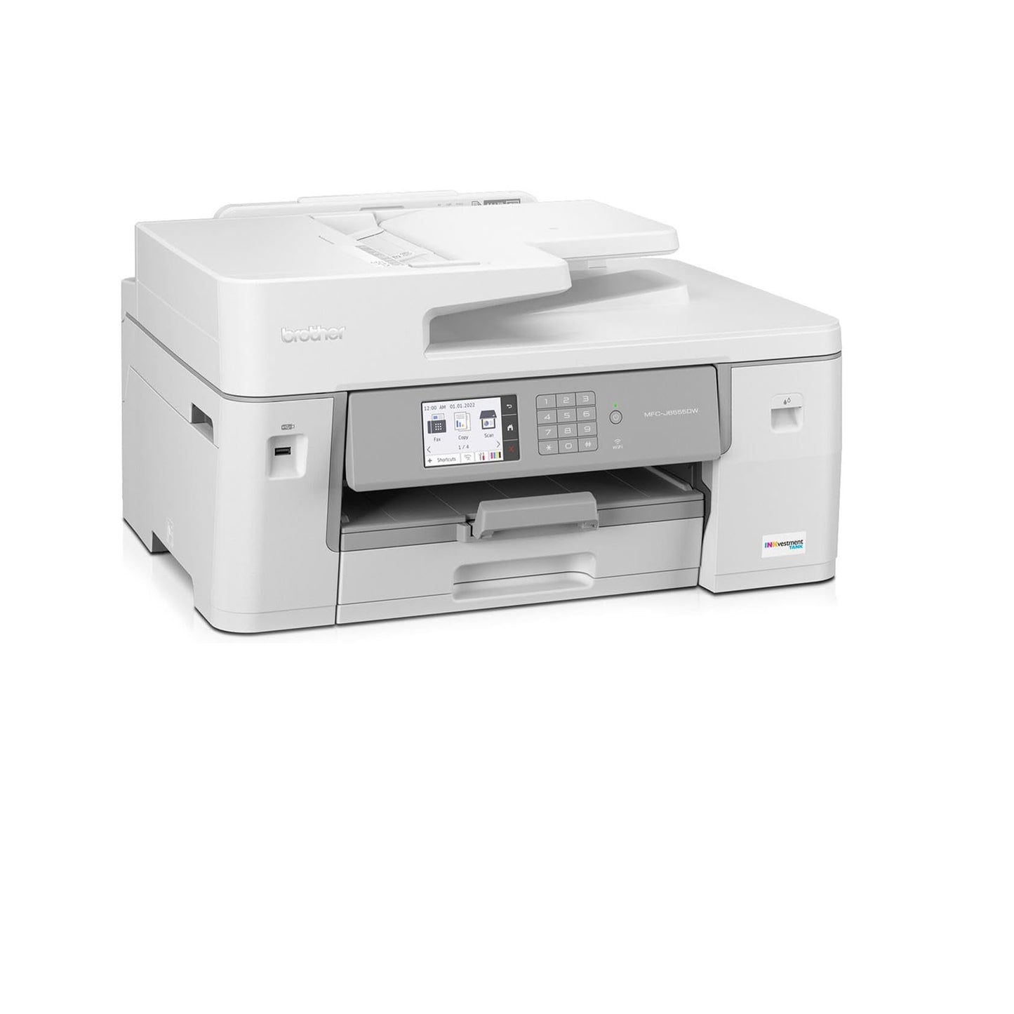 Brother MFC-J6555DW INKvestment Tank Color Inkjet All-in-One Printer with up to 1 Year of Ink in-box1 and 11” x 17” Print, Copy, scan, and fax Capabilities