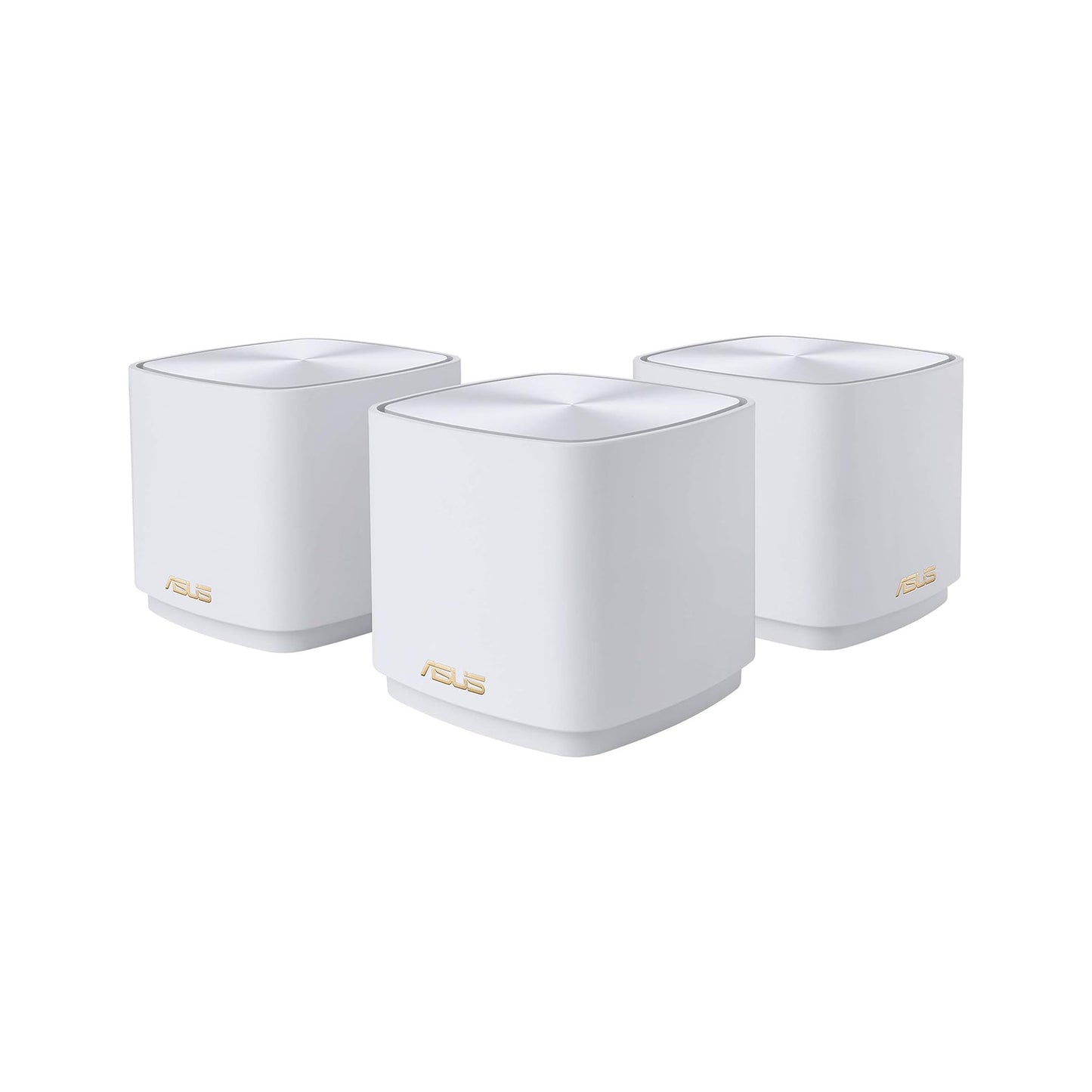 ASUS ZenWiFi AX Mini,Mesh WiFi 6 System (AX1800 XD4 3PK)-Whole Home Coverage up to 4800 sq.ft & 5+ Rooms, AiMesh, White