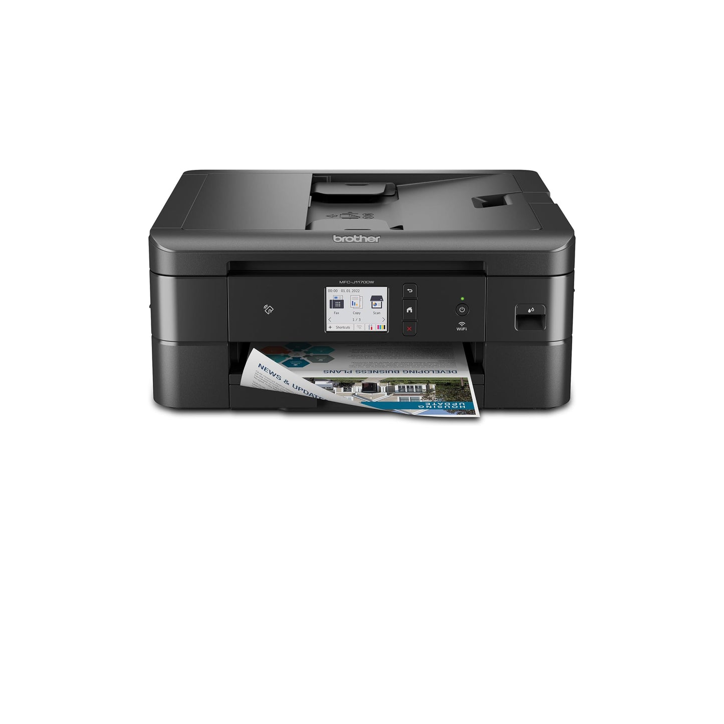 Brother MFC-J1010DW Wireless Color Inkjet All-in-One Printer with Mobile Device and Duplex Printing