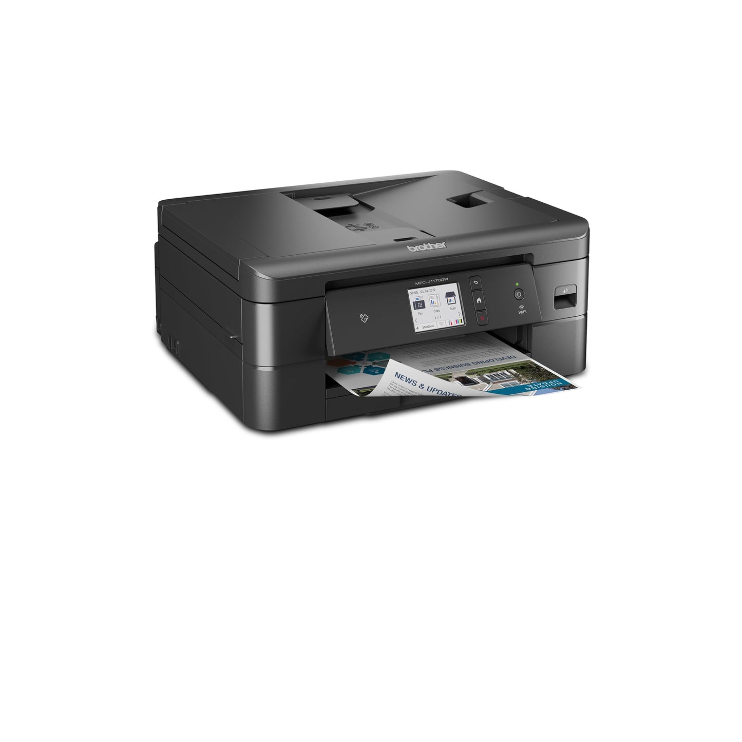 Brother MFC-J1010DW Wireless Color Inkjet All-in-One Printer with Mobile Device and Duplex Printing