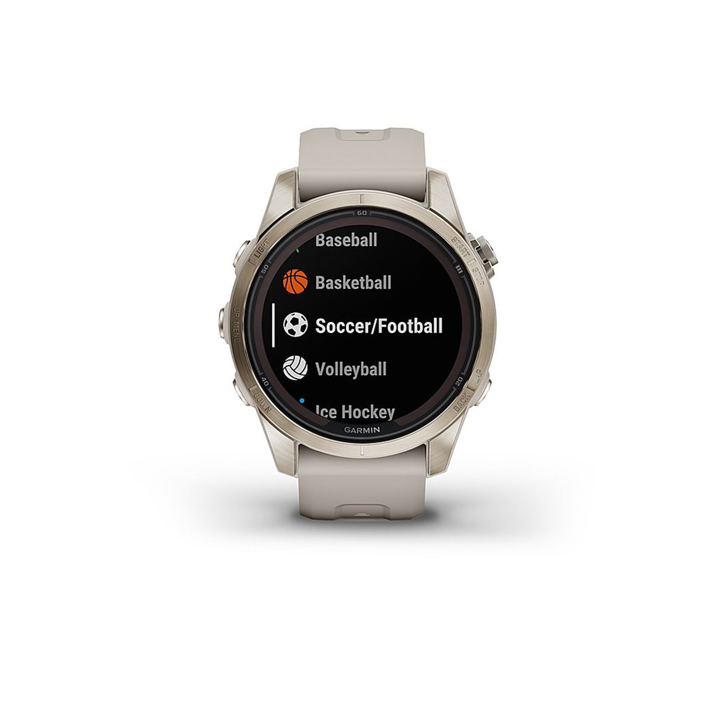 Garmin - fenix 7S Pro Sapphire Solar GPS Smartwatch 42 mm Fiber-reinforced polymer - Soft Gold