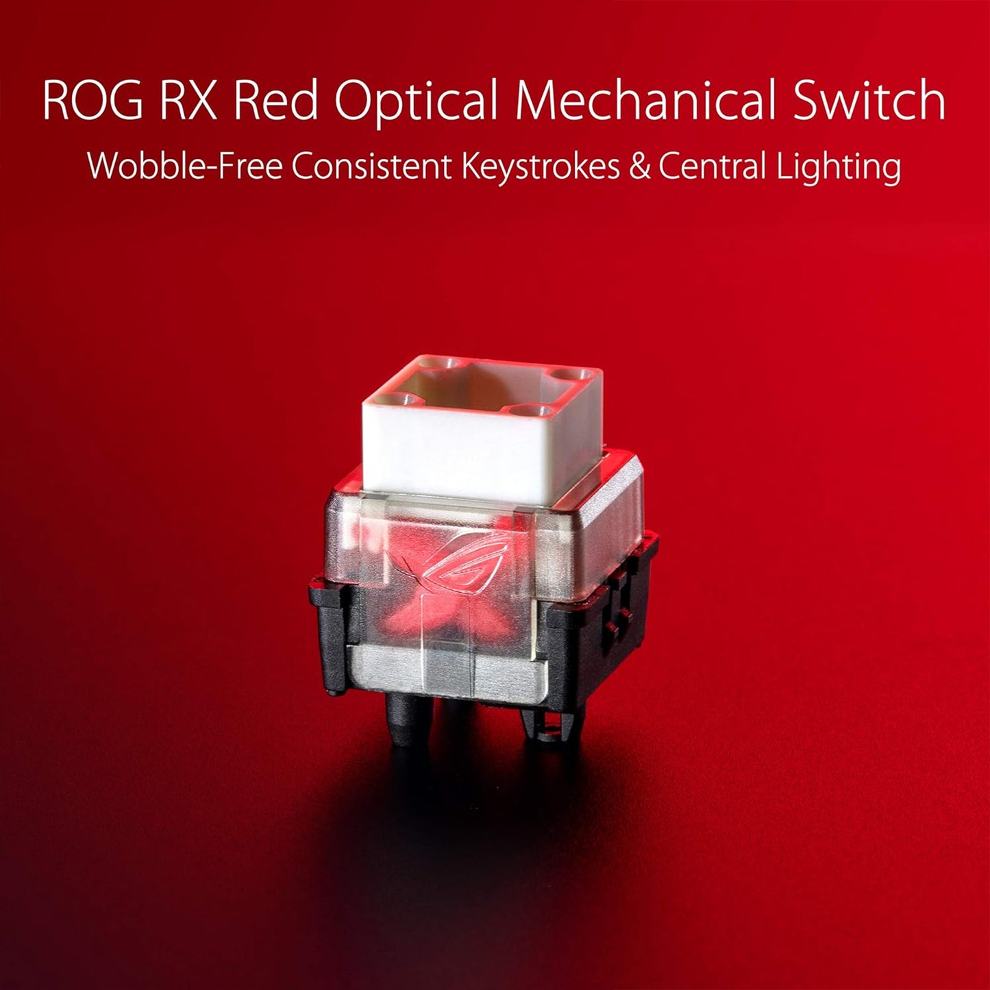 لوحة مفاتيح ميكانيكية للألعاب ASUS ROG Strix Scope RX، مفاتيح بصرية حمراء، ممر USB 2.0، مفتاح Ctrl أوسع 2X، مزامنة Aura، إضاءة Armory Crate RGB، أسود 